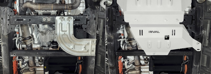 Ford F150 Skid Plate - Rival 4x4 - Aluminum Transfer Case - `15-`27